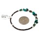 Certified Authentic Navajo Natural Turquoise Heishi Native American Adjustable Wrap Bracelet 13126