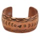 Certified Authentic Horse Navajo Handmade Native American Pure Copper Bracelet 12777-102
