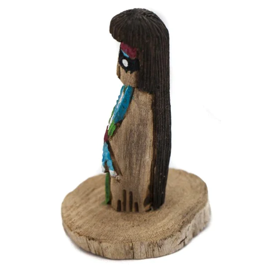 $60 Handmade Certified Authentic Signed Zuni Warrior Native American Kachina 19134 $60 Handmade Certified Authentic Signed Zuni Warrior Native American Kachina 19134