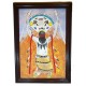 $800 Apache Painted by Certified Authentic Acrylic Flames of Gopher Springs Native American Painting 10784-101 $800 Apache Painted by Certified Authentic Acrylic Flames of Gopher Springs Native American Painting 10784-101