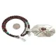Certified Authentic .925 Sterling Silver and Nickel Handmade Navajo Natural Turquoise Charoite Agate Native American Necklace 13130-3-18207 Certified Authentic .925 Sterling Silver and Nickel Handmade Navajo Natural Turquoise Charoite Agate Native American Necklace 13130-3-18207
