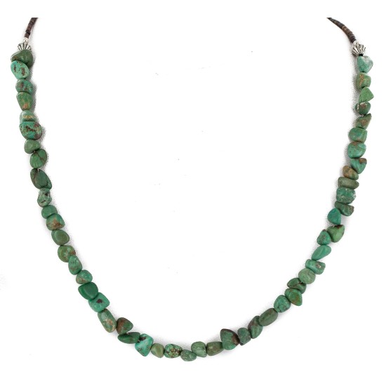 Certified Authentic .925 Sterling Silver Navajo Handmade Natural Turquoise Native American Necklace 10054-5 Certified Authentic .925 Sterling Silver Navajo Handmade Natural Turquoise Native American Necklace 10054-5