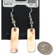 Navajo Handmade Pure Copper Dangle Earrings 18211-3