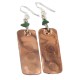Certified Authentic Handmade Maze .925 Sterling Silver Hooks Navajo Natural Turquoise Native American Pure Copper Dangle Earrings 18210-4 Certified Authentic Handmade Maze .925 Sterling Silver Hooks Navajo Natural Turquoise Native American Pure Copper Dangle Earrings 18210-4