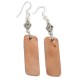 Certified Authentic Handmade Navajo Native American Pure Copper Dangle Earrings 18211-3