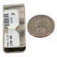 Navajo Certified Authentic Nickel Handmade Native American Money Clip 10534-3