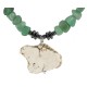 Certified Authentic Navajo .925 Sterling Silver Natural Jade Turquoise Hematite Native American Necklace  750199-2