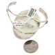 Handmade Certified Authentic Navajo .925 Sterling Silver White Buffalo Native American Bracelet 12661-101 Handmade Certified Authentic Navajo .925 Sterling Silver White Buffalo Native American Bracelet 12661-101