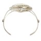Handmade Certified Authentic Navajo .925 Sterling Silver White Buffalo Native American Bracelet 12661-101 Handmade Certified Authentic Navajo .925 Sterling Silver White Buffalo Native American Bracelet 12661-101
