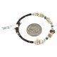 Certified Authentic Navajo White Howlite Heishi Native American Adjustable Wrap Bracelet 13131-2 Certified Authentic Navajo White Howlite Heishi Native American Adjustable Wrap Bracelet 13131-2