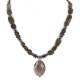 Certified Authentic Navajo .925 Sterling Silver Natural Agate Smoky Quartz Hematite Native American Necklace 750198-9 Certified Authentic Navajo .925 Sterling Silver Natural Agate Smoky Quartz Hematite Native American Necklace 750198-9
