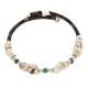 Certified Authentic Navajo White Howlite Heishi Native American Adjustable Wrap Bracelet 13131-2 Certified Authentic Navajo White Howlite Heishi Native American Adjustable Wrap Bracelet 13131-2