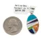 Oval Navajo Certified Authentic .925 Sterling Silver Natural Multicolor Real Handmade Native American Inlaid Pendant 24490-1 Oval Navajo Certified Authentic .925 Sterling Silver Natural Multicolor Real Handmade Native American Inlaid Pendant 24490-1
