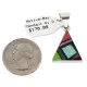 Navajo Certified Authentic Triangle .925 Sterling Silver Natural Multicolor Real Handmade Native American Inlaid Pendant 24491-11 Navajo Certified Authentic Triangle .925 Sterling Silver Natural Multicolor Real Handmade Native American Inlaid Pendant 24491-11