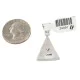 Navajo Certified Authentic Triangle .925 Sterling Silver Natural Multicolor Real Handmade Native American Inlaid Pendant 24491-11 Navajo Certified Authentic Triangle .925 Sterling Silver Natural Multicolor Real Handmade Native American Inlaid Pendant 24491-11