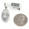 Oval Navajo Certified Authentic .925 Sterling Silver Natural Multicolor Real Handmade Native American Inlaid Pendant 24490-12