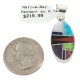 Oval Certified Authentic .925 Sterling Silver Navajo Natural Multicolor Real Handmade Native American Inlaid Pendant 24490-5 All Products NB160324215855 24490-5 (by LomaSiiva)