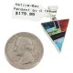 Navajo Triangle Certified Authentic .925 Sterling Silver Natural Multicolor Real Handmade Native American Inlaid Pendant 24491-4 Navajo Triangle Certified Authentic .925 Sterling Silver Natural Multicolor Real Handmade Native American Inlaid Pendant 24491-4