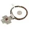 Cross .925 Sterling Silver Nickel Handmade Certified Authentic Navajo Natural Turquoise Tigers Eye Coral Native American Necklace 18224-2-15786-101 Cross .925 Sterling Silver Nickel Handmade Certified Authentic Navajo Natural Turquoise Tigers Eye Coral Native American Necklace 18224-2-15786-101