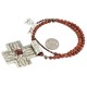 Cross .925 Sterling Silver Nickel Handmade Certified Authentic Navajo Natural Turquoise Goldstone Coral Native American Necklace 18224-3-15786 Cross .925 Sterling Silver Nickel Handmade Certified Authentic Navajo Natural Turquoise Goldstone Coral Native American Necklace 18224-3-15786