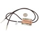 Certified Authentic Handmade Leather Navajo Pure Copper and Nickel Native American Bolo Tie 24489-6