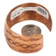 Certified Authentic Handmade Navajo Native American Pure Copper Bracelet 12700-2