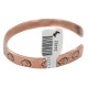 Certified Authentic Bear Handmade Navajo Native American Pure Copper Bracelet 24492-3