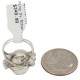 Handmade Certified Authentic Navajo .925 Sterling Silver White Howlite Native American Ring 18243 Handmade Certified Authentic Navajo .925 Sterling Silver White Howlite Native American Ring 18243