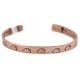 Certified Authentic Bear Handmade Navajo Native American Pure Copper Bracelet 24492-3