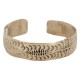 Certified Authentic Handmade Navajo Native American Brass Bracelet 13143-2
