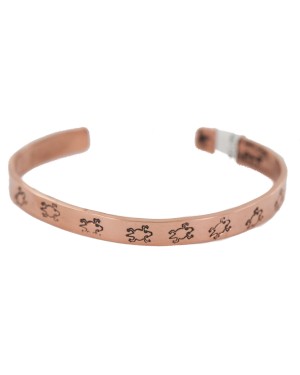 Horny Toad Handmade Navajo Native American Pure Copper Bracelet 24492-2 Horny Toad Handmade Navajo Native American Pure Copper Bracelet 24492-2