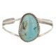 Handmade Certified Authentic .925 Sterling Silver Navajo Natural Turquoise Native American Bracelet 13147