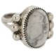 Handmade Certified Authentic Navajo .925 Sterling Silver White Howlite Native American Ring 18243 Handmade Certified Authentic Navajo .925 Sterling Silver White Howlite Native American Ring 18243