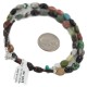 Navajo .925 Sterling Silver Certified Authentic Natural Turquoise Jasper Native American Multicolor Necklace 750203