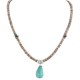 .925 Sterling Silver Navajo Certified Authentic Natural Graduated Heishi Coral Native American Necklace 18231-1