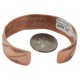 Bear Certified Authentic .925 Sterling Silver Mountain Handmade Navajo Native American Pure Copper Bracelet 24497-14