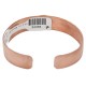 Certified Authentic Handmade Navajo Natural Turquoise Native American Pure Copper Bracelet 24494-7