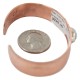 Certified Authentic Handmade Navajo White Howlite Native American Pure Copper Bracelet 24494-2
