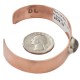 Certified Authentic Navajo Handmade Natural Jasper Native American Pure Copper Bracelet 24494-3 Certified Authentic Navajo Handmade Natural Jasper Native American Pure Copper Bracelet 24494-3