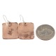 Certified Authentic Horse .925 Sterling Silver Handmade Navajo Native American Pure Copper Dangle Earrings 18249-2