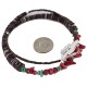 Navajo .925 Sterling Silver Certified Authentic Natural Turquoise Graduated Heishi Coral Native American Necklace 750206 Navajo .925 Sterling Silver Certified Authentic Natural Turquoise Graduated Heishi Coral Native American Necklace 750206