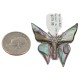 Butterfly Certified Authentic Navajo .925 Sterling Silver Native American Pin 2431
