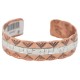 Certified Authentic .925 Sterling Silver Mountain Handmade Navajo Native American Pure Copper Bracelet 24497-4 Certified Authentic .925 Sterling Silver Mountain Handmade Navajo Native American Pure Copper Bracelet 24497-4
