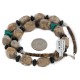 .925 Sterling Silver Certified Authentic Navajo Natural Turquoise Jasper Black Onyx Native American Necklace 750209-5 .925 Sterling Silver Certified Authentic Navajo Natural Turquoise Jasper Black Onyx Native American Necklace 750209-5