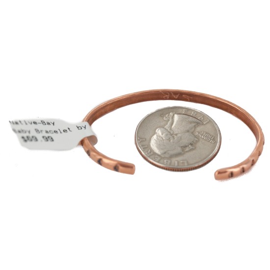 Certified Authentic Handmade Navajo Pure Copper Native American Baby Bracelet 13146-10 All Products NB160401201936 13146-10 (by LomaSiiva)