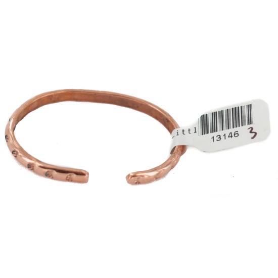 Navajo Certified Authentic Handmade Pure Copper Native American Baby Bracelet 13146-3 All Products NB160401205538 13146-3 (by LomaSiiva)