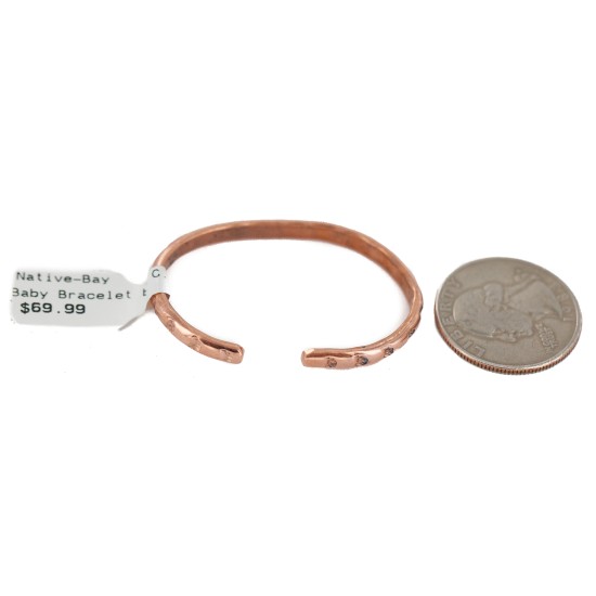 Navajo Certified Authentic Handmade Pure Copper Native American Baby Bracelet 13146-3 All Products NB160401205538 13146-3 (by LomaSiiva)