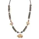 Carved Fetish Bear .925 Sterling Silver Certified Authentic Navajo Natural White Green and Red Jasper Hematite Native American Necklace 750209-7 Carved Fetish Bear .925 Sterling Silver Certified Authentic Navajo Natural White Green and Red Jasper Hematite Native American Necklace 750209-7