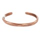 Navajo Certified Authentic Feather Handmade Pure Copper Native American Baby Bracelet 13146-4 All Products NB160401210006 13146-4 (by LomaSiiva)