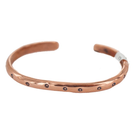 Navajo Handmade Certified Authentic Pure Copper Native American Baby Bracelet 13146-9 All Products NB160401213450 13146-9 (by LomaSiiva)